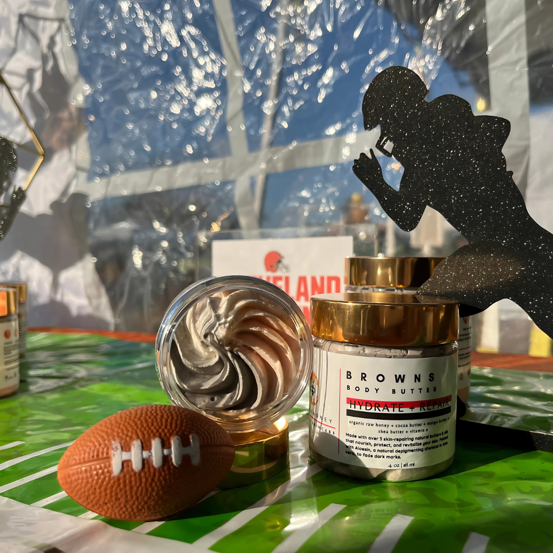 🏈Cleveland Browns-Themed Body Butter 🟠⚪🟤